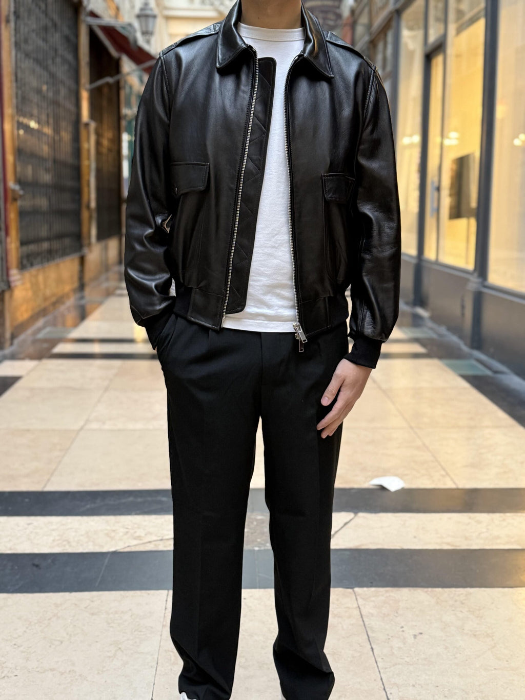 Blouson Aviateur Cuir