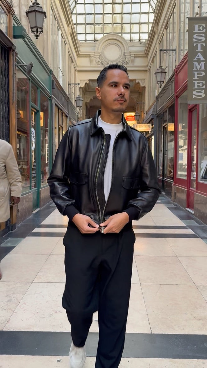 Blouson Aviateur Cuir