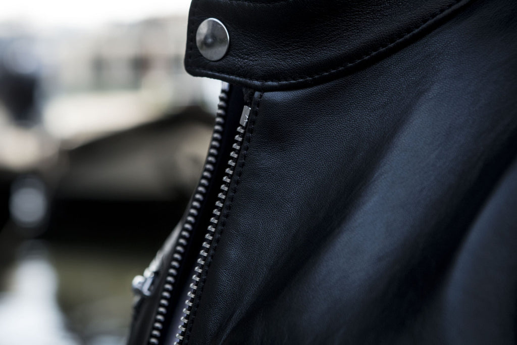 Blouson Cafe Racer En Cuir