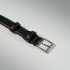 Ceinture veau grainé noir