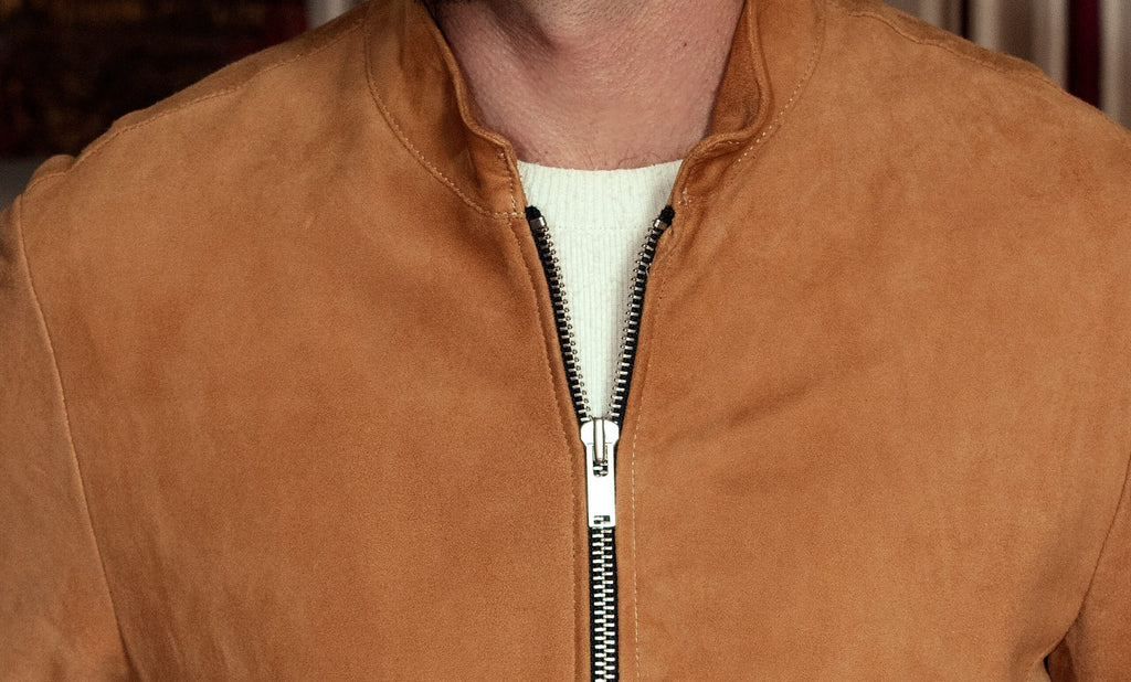 Blouson col officier