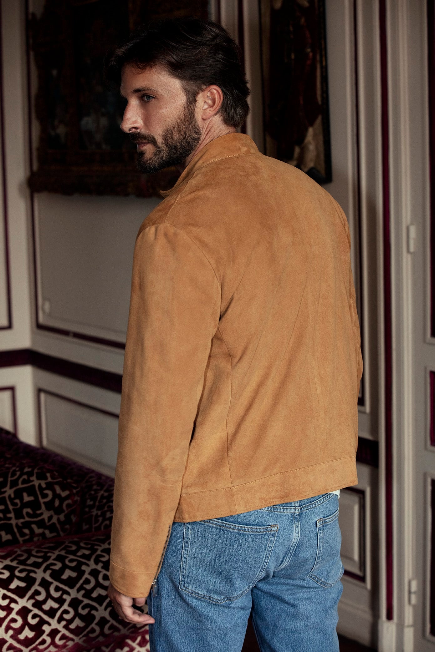 Blouson col officier