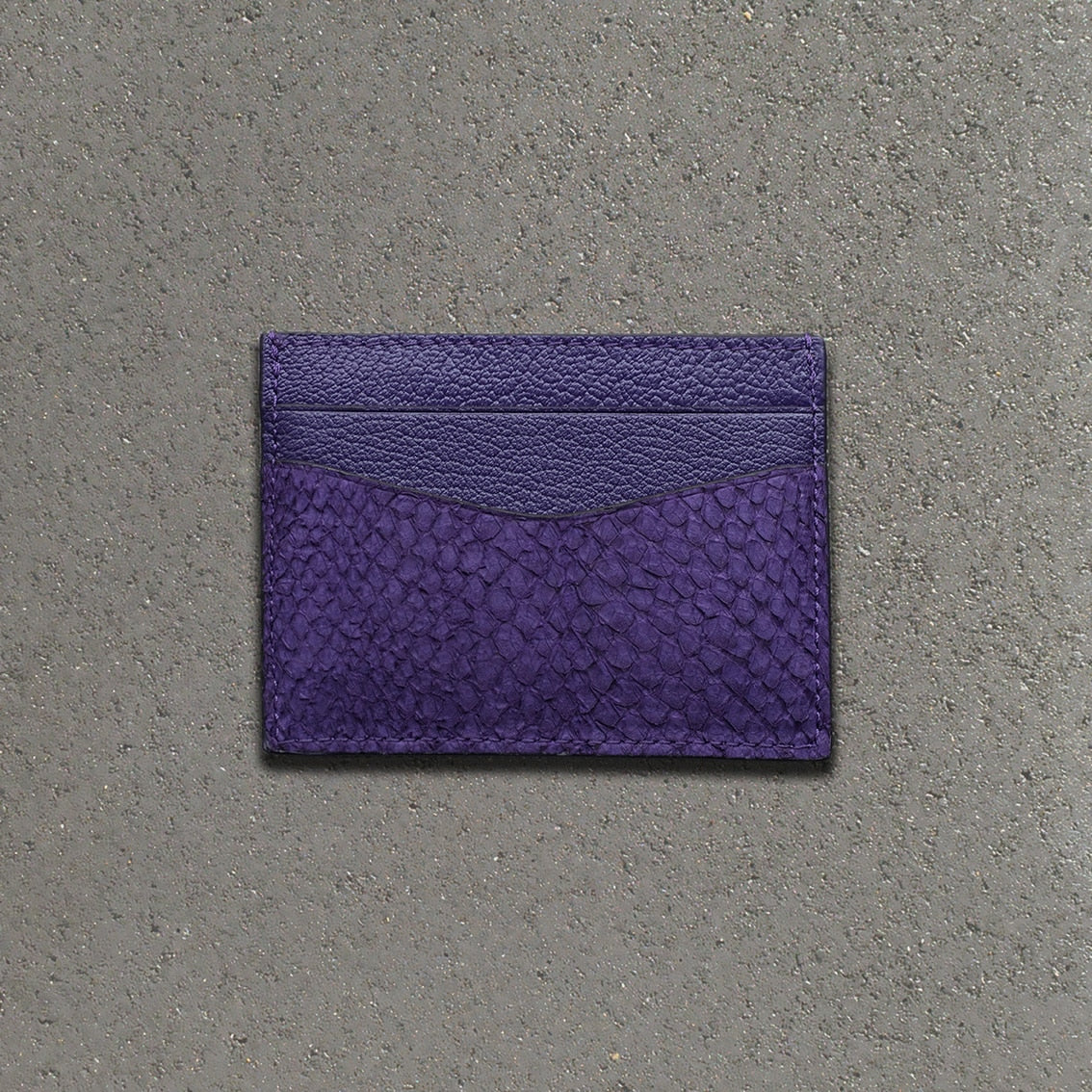 Porte-cartes saumon