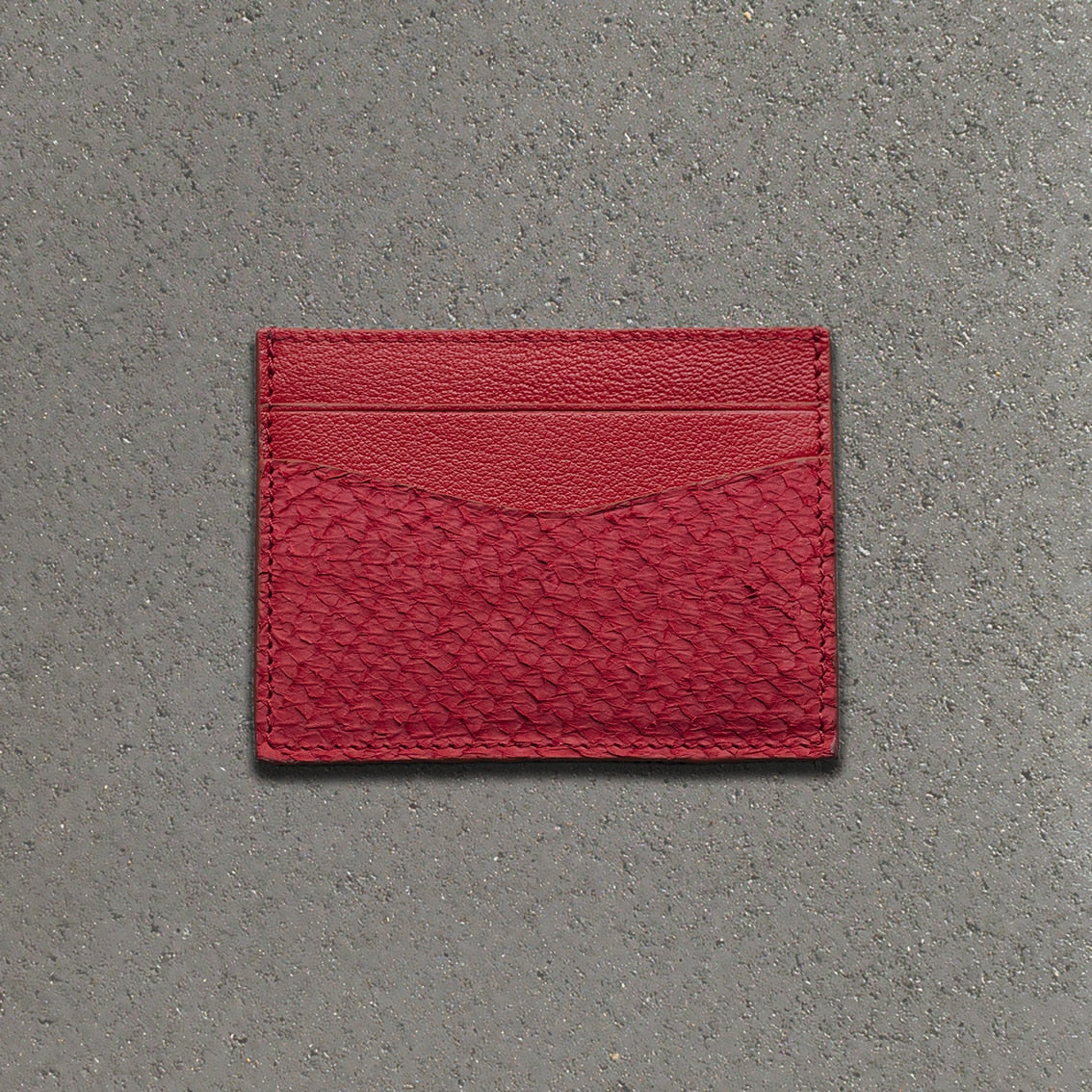Porte-cartes saumon