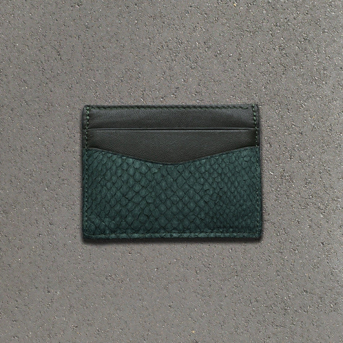 Porte-cartes saumon