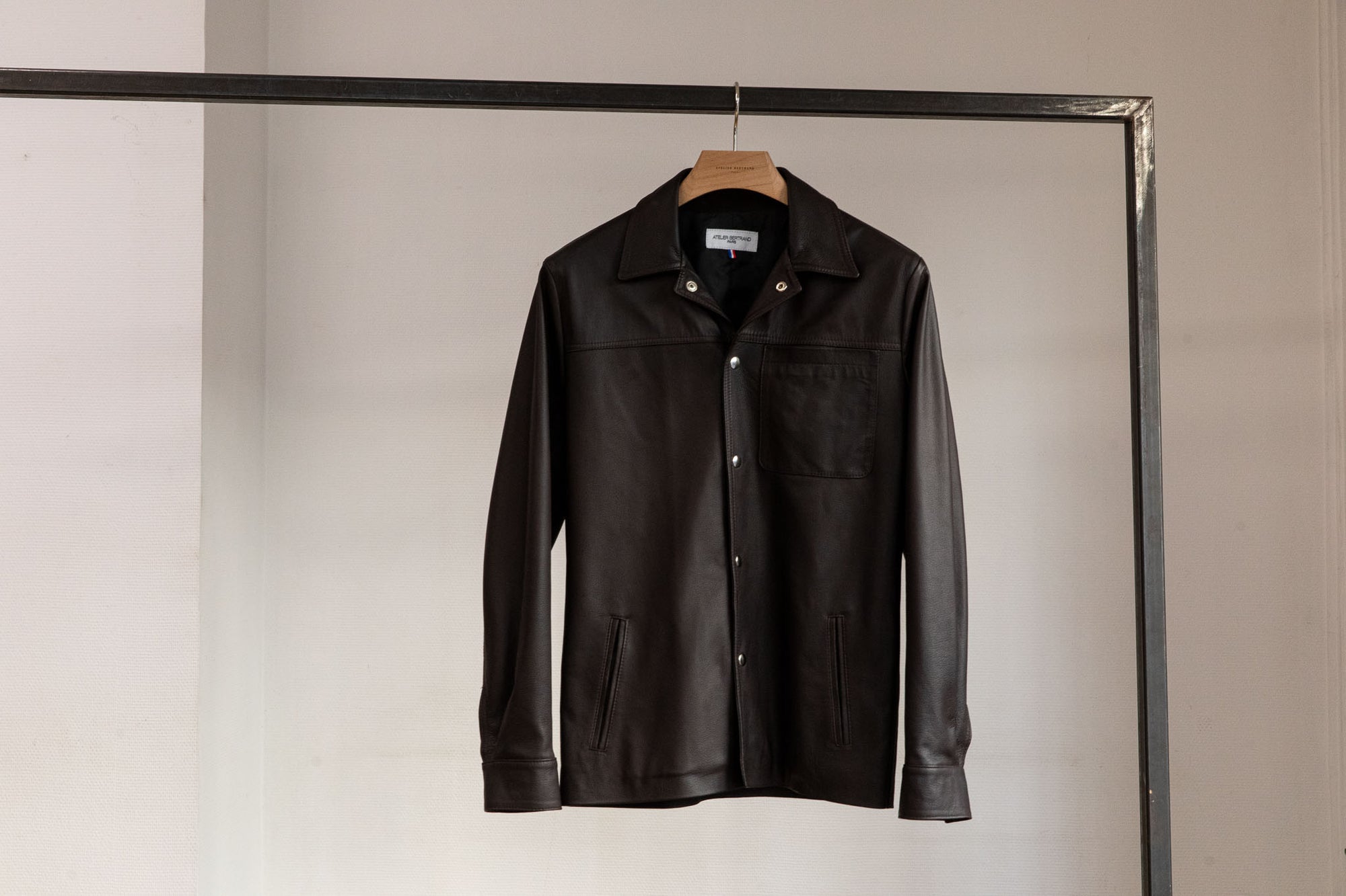 Sur-chemise — Cerf marron chocolat — Taille 46