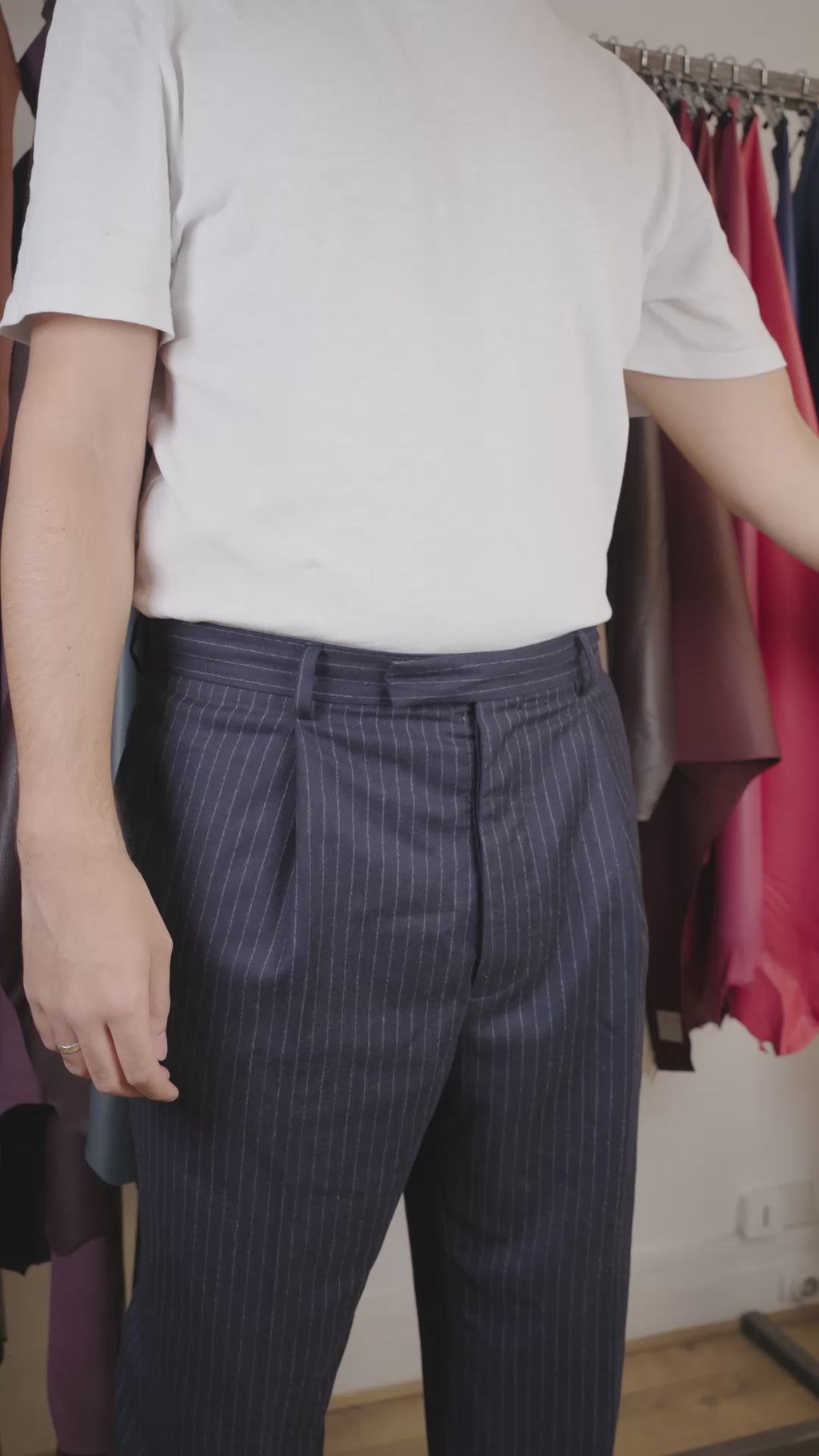 Ceinture veau grainé Chocolat